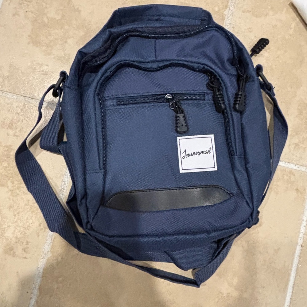 Navy Blue Men's Bag. Journeyman.